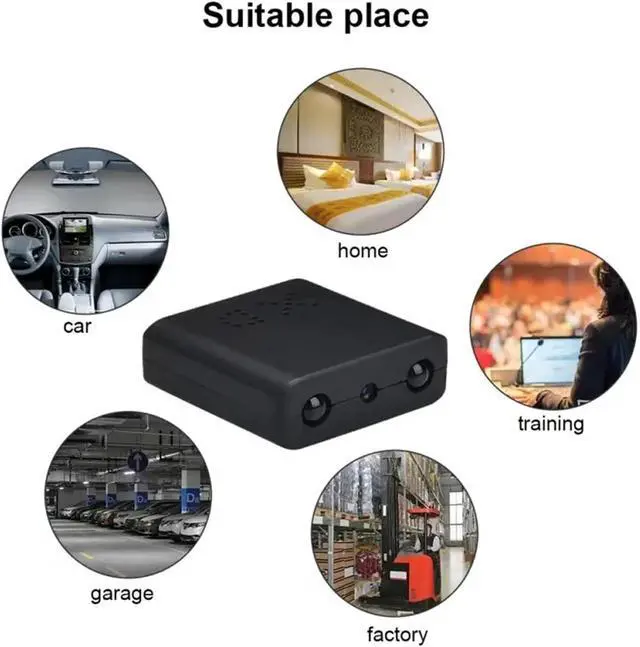 Alt view image 7 of 7 - 1080P Mini Home Security Camera with Night Vision & Motion Detection(Only Camera,with Battery)