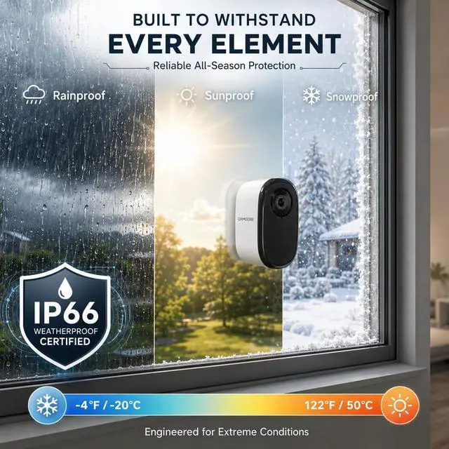 Alt view image 6 of 7 - 2.5K 4MP Window Camera, WiFi Indoor HD Home Security Camera, Upgraded Color Night Vision, Smart AI Motion & Human Detection, Two Way Audio, Continuous 24/7 Recording, Easy & Quick Install