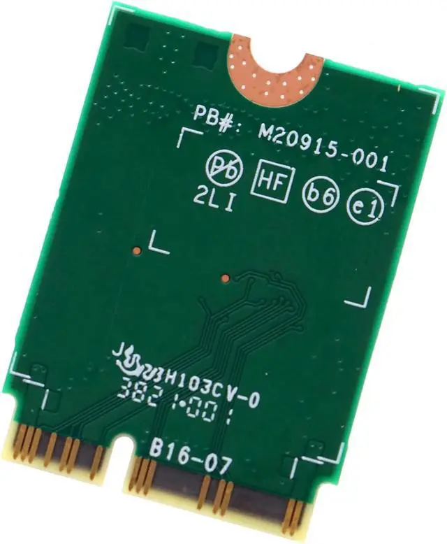 Alt view image 3 of 3 - Wi-Fi 6E AX411 M.2 CNVio2 Tri-Band 2.4Gbps Wireless Adapter w/Bluetooth 5.3 for Intel AX411 Windows 10/11 by Generic