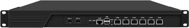 Main image of 1U Firewall Appliance 10GbE, OPNsense, VPN, 3th Gen Core I5 3320M, 3340M, RJ16, 6 x Intel 2.5GbE I226-V, 2 x SFP+ 82599ES 10GbE, 8G RAM, 64G SSD