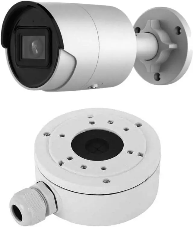 Main image of 4K 8MP POE Mini Bullet IP Camera, DS-2CD2086G2-IU, DarkFighter, 2.8MM Lens, WDR, IP67, H.265+, Built-in Microphone, Upgrade of DS-2CD2085G1-I Bundle with CBXS DS-1280ZJ-XS Bracket Junction Back Box