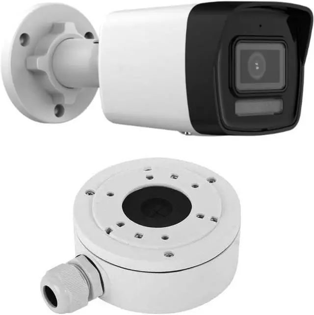 Main image of DS-2CD1083G2-LIUF 4K 8MP Smart Hybrid Light IP Bullet PoE Camera, 2.8mm, H.265+ IP67, Human and Vehicle Detection, Built-in Micr, Long Range Bundle with CBXS DS-1280ZJ-XS Bracket Junction Back Box