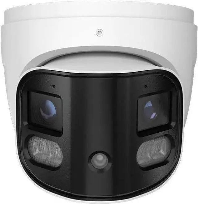 Main image of Titanium IP-5DT8E3B-28 8MP 4K Panoramic Dual-Lens Turret Network Camera, NDAA Compliant