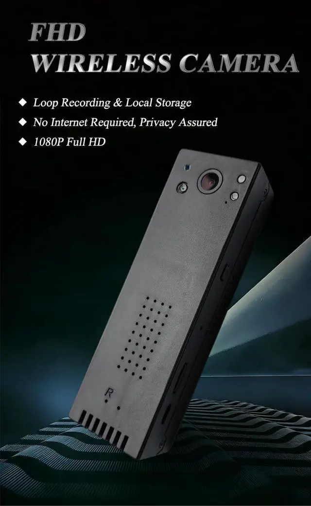 Alt view image 4 of 7 - Zetta Z83 140° Camera Lens Work Thru Glass 1080P 30FPS Super Low LUX Wireless Hidden Cameras Video Small Portable Nanny Cam Motion Detection Indoor Small Camera Parking Records
