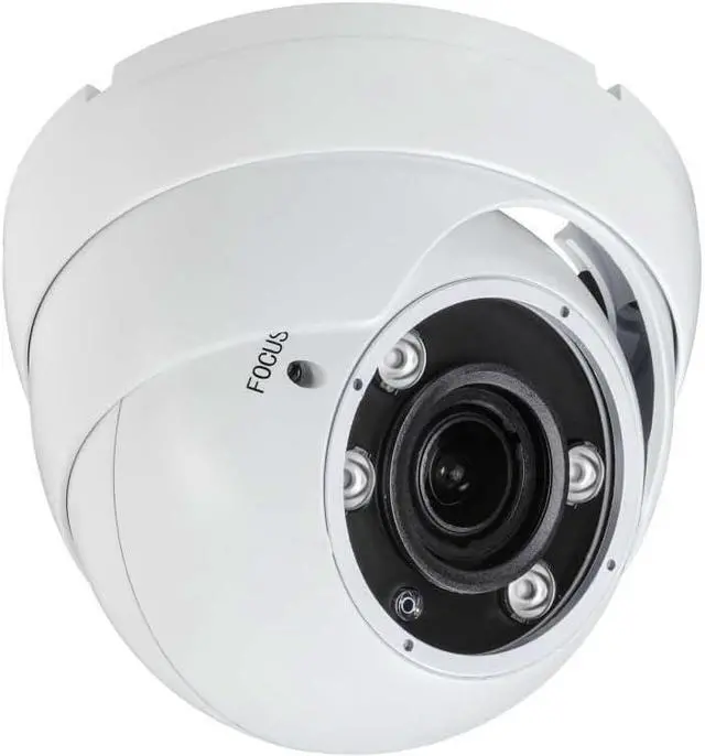 Main image of Eyemax TIB-B32V-W HD-TVI 1080P Eyeball Night Vision Camera 2.8-12mm Vari Focal Lens in/Outdoor use White Color