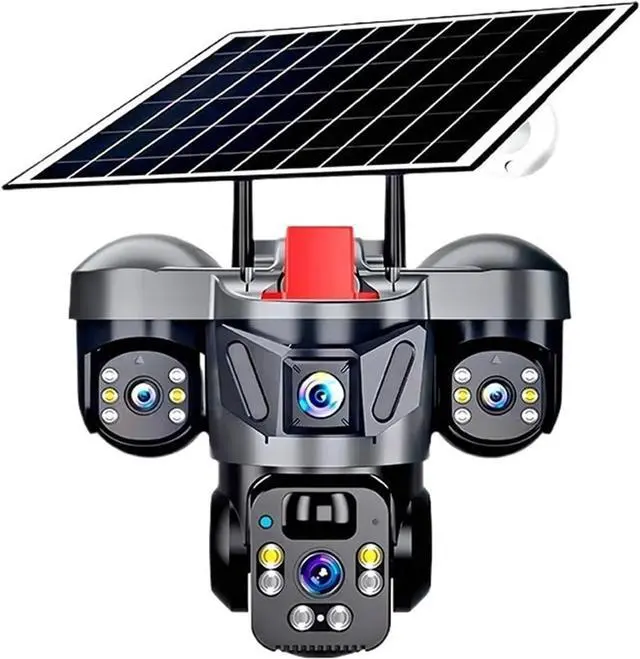 Main image of Dual-Lens 4G Solar PTZ Security Camera