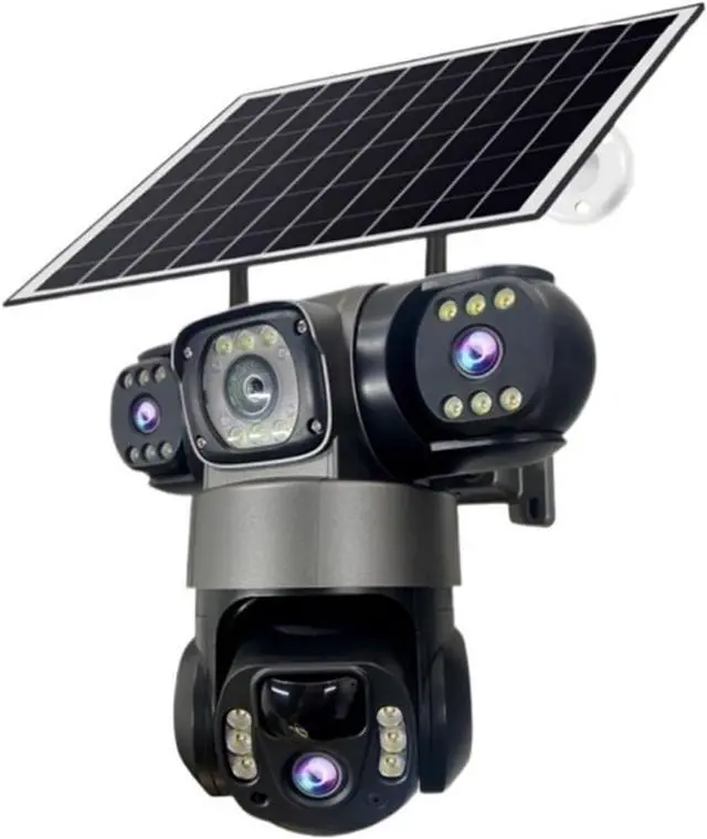 Main image of Tri-Lens 4G Solar PTZ Security IP Camera