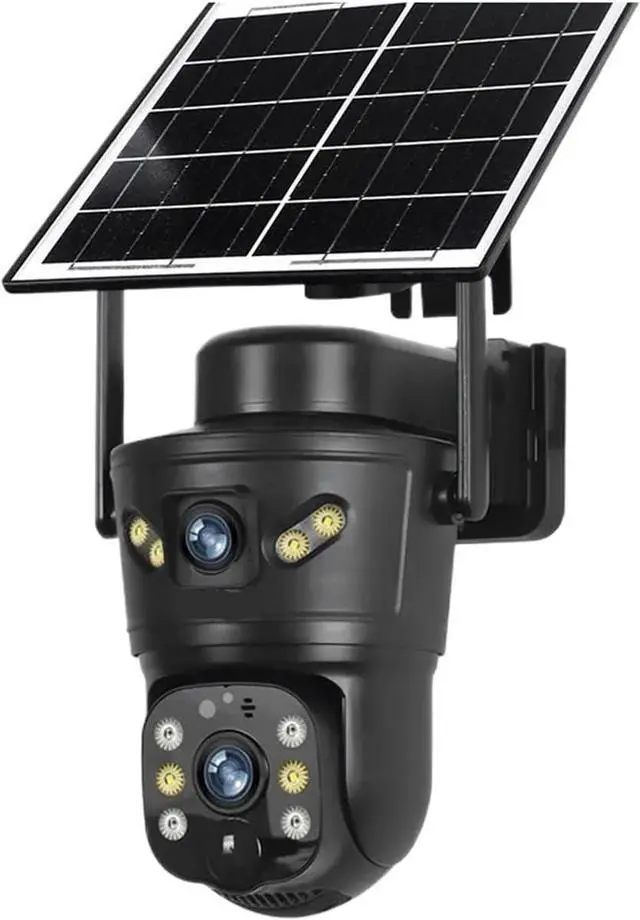 Main image of 8MP 4K Dual Lens Dual Screen Solar 4G WiFi PTZ Camera