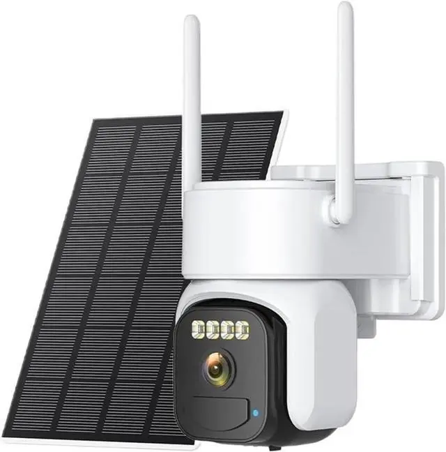 Main image of 10MP 5K Dual Lens Solar Camera Dual Screen 365 Days Standby CCTV