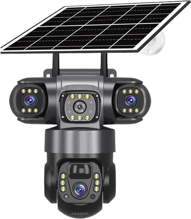 Main image of Tri-Lens WiFi Solar PTZ Security IP Camera
