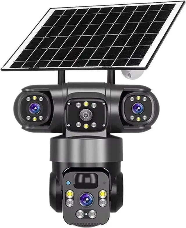 Main image of Tri-Lens Solar WiFi PTZ Outdoor Security Camera