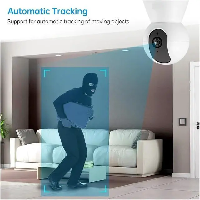 Alt view image 2 of 6 - 5MP/8MP 4K Mini WiFi IP Camera Indoor Wireless Home Security CCTV