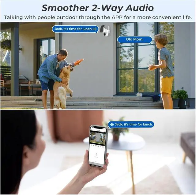 Alt view image 5 of 6 - WiFi Solar Battery Powered Outdoor PTZ Security IP Camera
