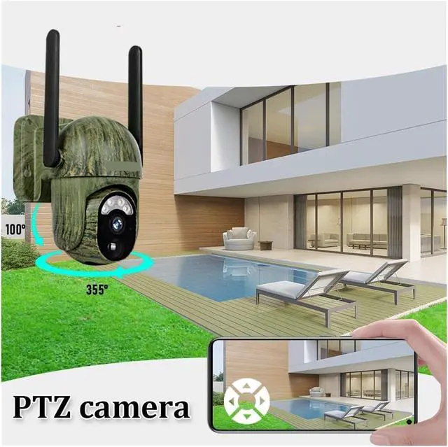 Alt view image 7 of 7 - 4MP Camo Solar Hunting Camera WiFi 4G Animal Human Detection