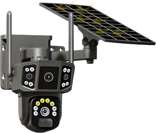 Main image of 4K Dual Lens Solar Camera 10X Zoom WiFi 4G Outdoor CCTV