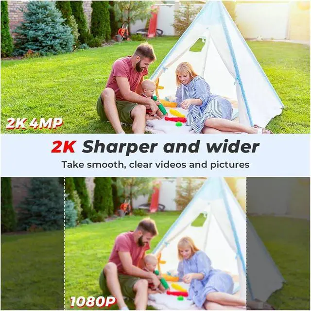 Alt view image 3 of 7 - 4MP WiFi PTZ Outdoor Security Camera
