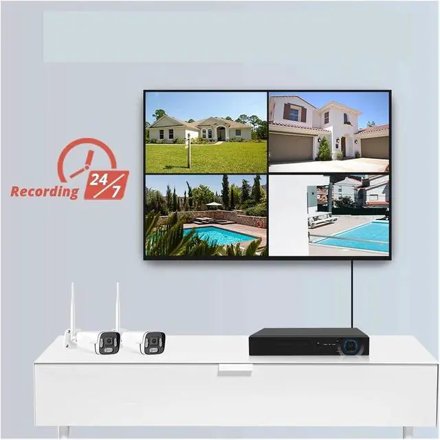 Alt view image 5 of 6 - 5MP/8MP 4K WiFi Outdoor IP Camera Waterproof Home CCTV