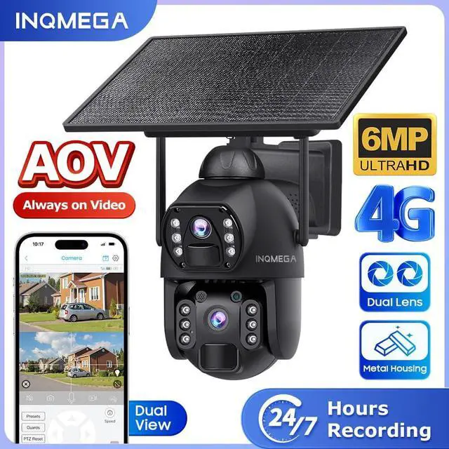 Alt view image 2 of 7 - AOV 24/7 Recording Security Camera, 4G Celluar for Off Grid Scenes