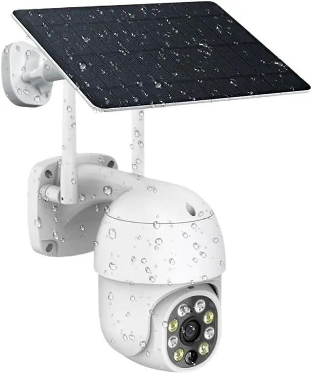 Main image of 3MP Solar Battery PTZ Camera PIR Motion Tracking Color Night Vision