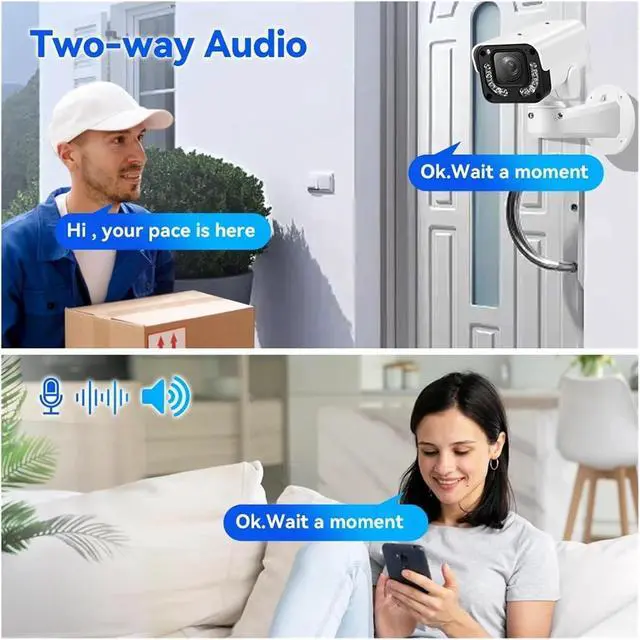 Alt view image 4 of 6 - 8MP 4K POE PTZ Camera 30X Optical Zoom AI Vehicle Detection