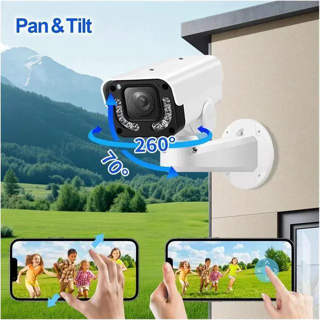 Alt view image 5 of 6 - 8MP 4K POE PTZ Camera 30X Optical Zoom AI Vehicle Detection