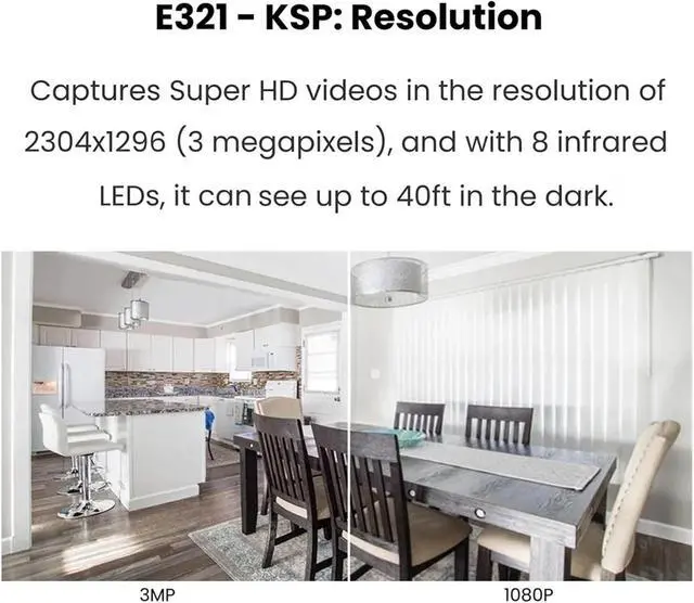 Alt view image 4 of 6 - 2.4G WiFi Indoor PT Wireless Security IP Camera