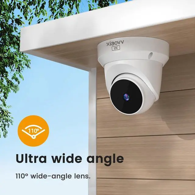 Alt view image 2 of 7 - XIAOVV 2K Indoor High-Definition Dome Camera