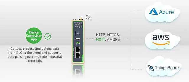 Alt view image 2 of 5 - InHand Networks IG502 Industrial Edge Computing Gateway,Cost-Effective connectivity,4G LTE Cat 1,Python Programmable IIoT Gateway with RS232/RS485, 4DI + 4DO, Wi-Fi, GPS, VPN, Modbus MQTT