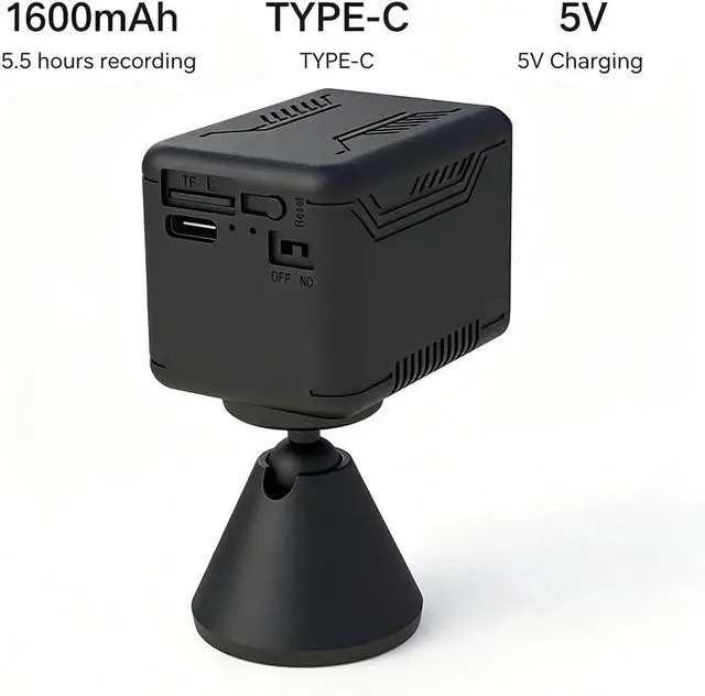 Alt view image 6 of 7 - Zetta 3MP Indoor Camera, Low-Light Full-Color, 130° Wide Angle