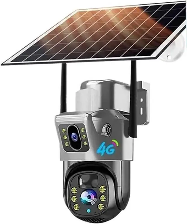 Main image of 12MP 3-Lens Solar 4G PTZ Security Camera