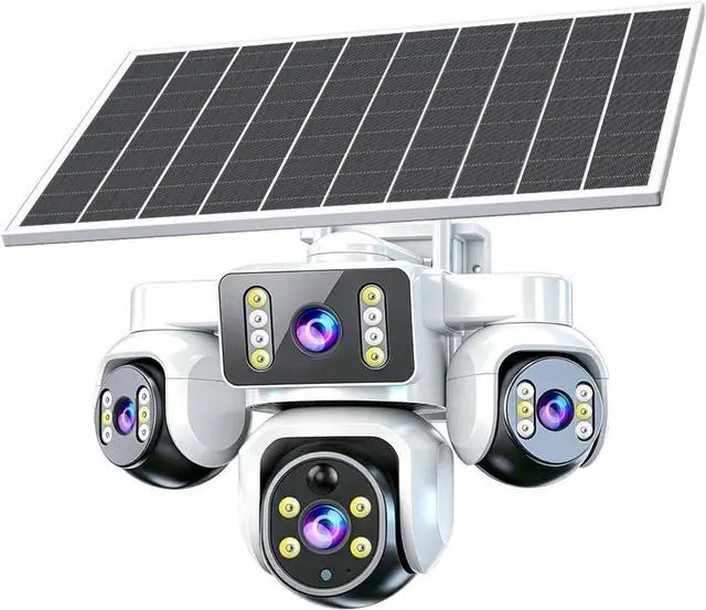 Main image of 15MP Three Screen 4G Solar Outdoor Security Camera