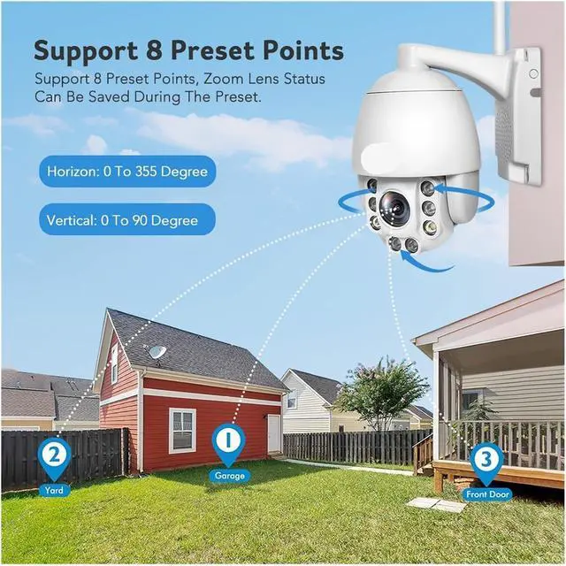 Alt view image 4 of 6 - 5MP/8MP 5X Zoom 4G Wireless Camera AI Tracking Two Way Audio