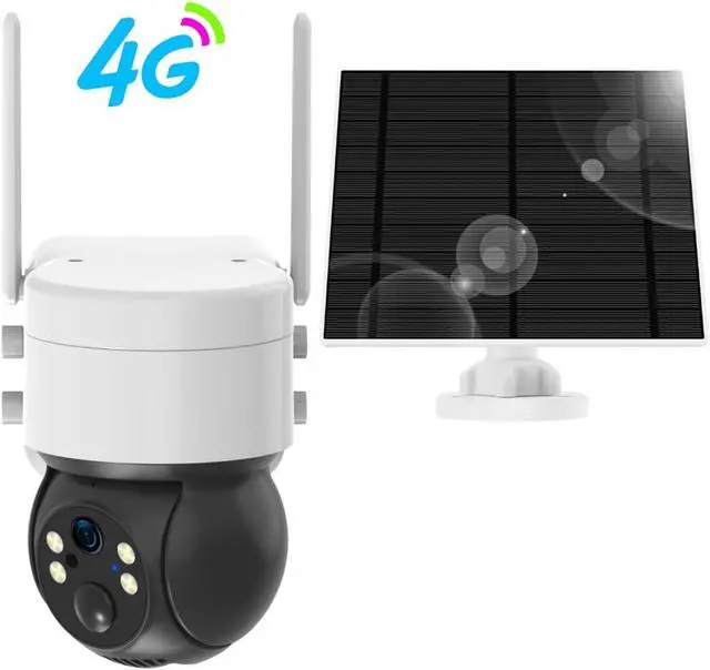 Alt view image 3 of 7 - 3MP Solar Battery 4G WiFi PTZ Security Camera