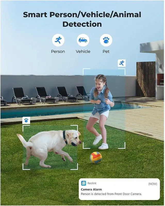 Alt view image 4 of 7 - 8MP 4K PoE Wired Outdoor Security Camera System