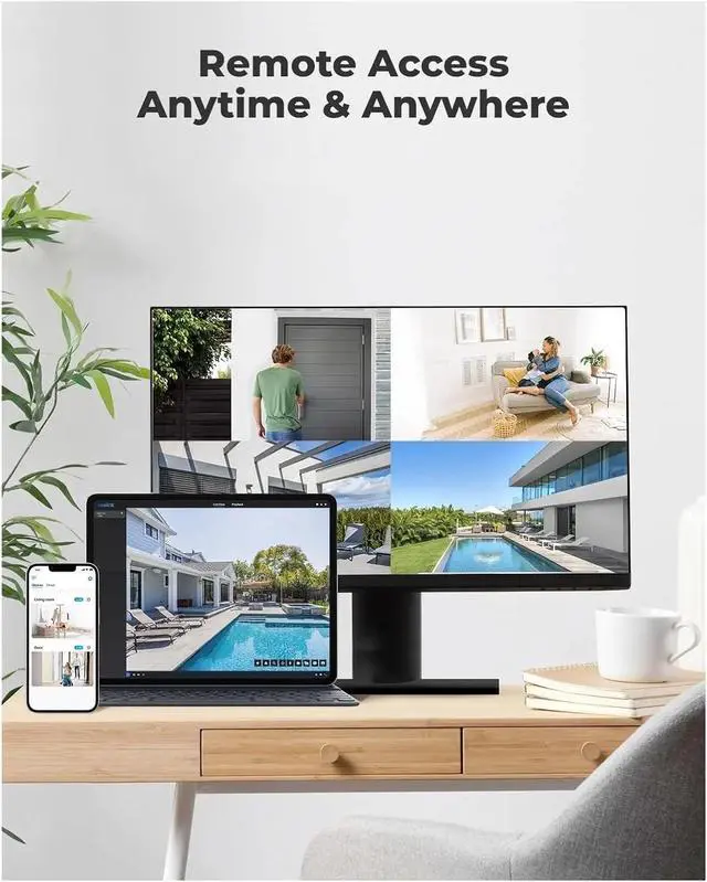 Alt view image 7 of 7 - 8MP 4K PoE Wired Outdoor Security Camera System