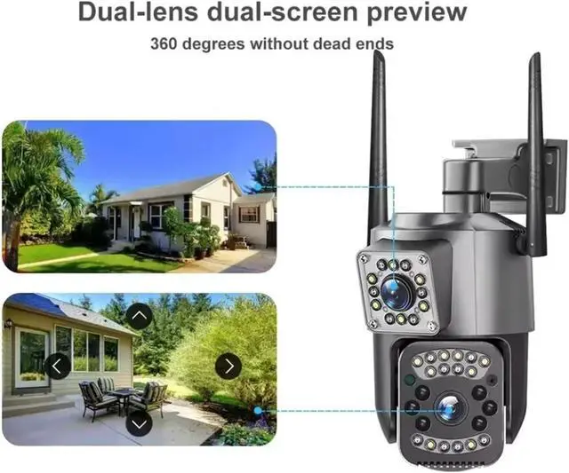 Alt view image 4 of 7 - WiFi PTZ Outdoor Wireless Security IP Camera