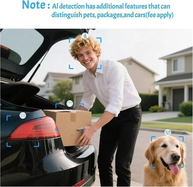 Alt view image 5 of 7 - 8MP 4K Dual Lens 4G SIM PTZ Dual View Security Camera