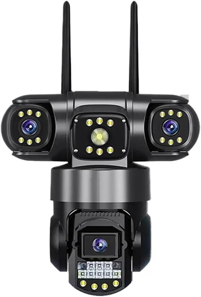 Alt view image 3 of 7 - 15MP Tri-Lens Solar PTZ Security Camera