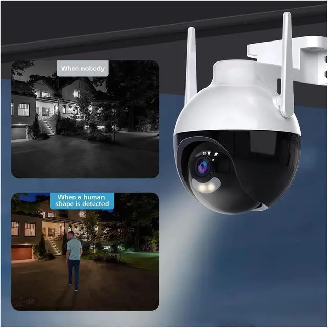 Alt view image 4 of 6 - 4MP 2K WiFi PTZ Dome Indoor Security IP Camera