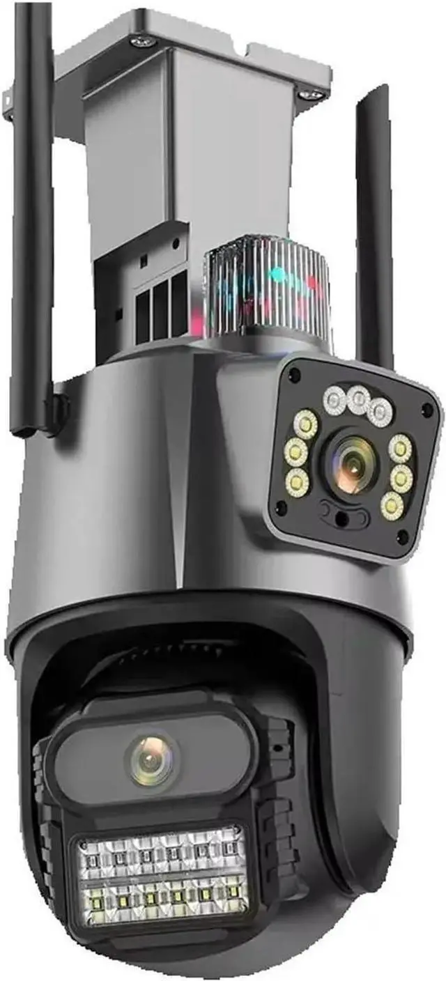 Main image of 6K 8MP Three Lens PTZ WiFi Outdoor Security IP Camera