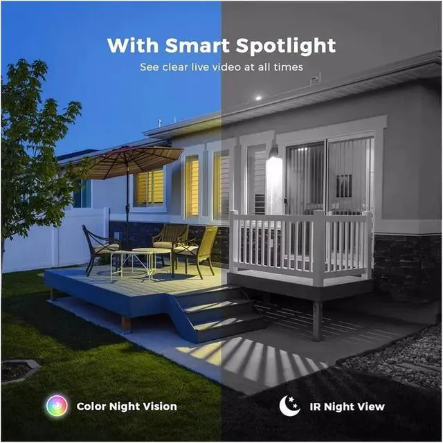 Alt view image 6 of 7 - 8MP Dual Lens PTZ IP66 Security Camera