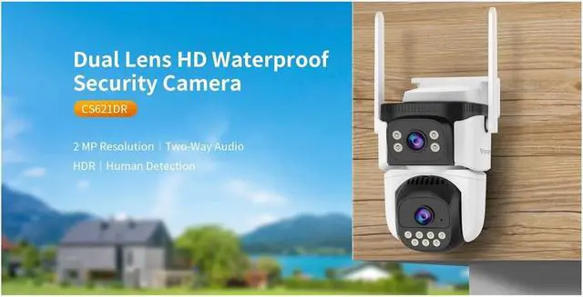 Alt view image 3 of 6 - 4MP Dual Lens Indoor Dome Security IP Camera
