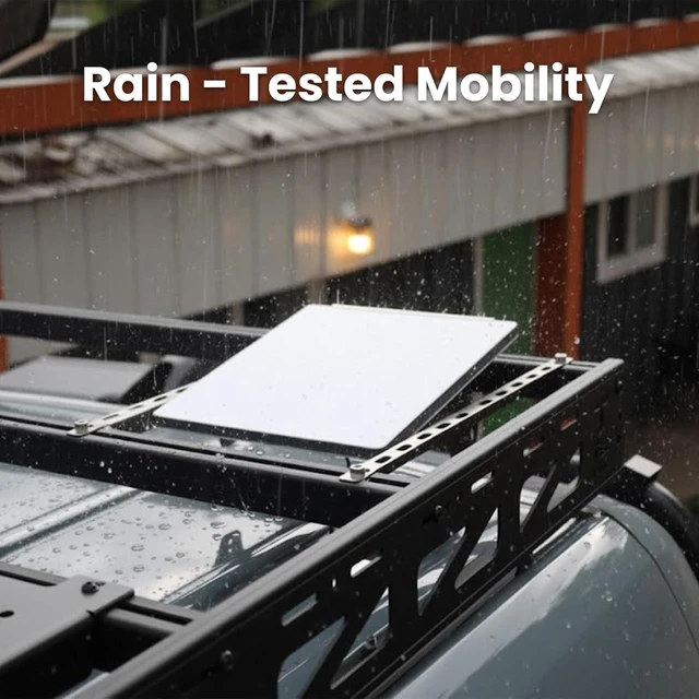 Alt view image 6 of 7 - SpaceX Mini Satellite Internet Kit 4th Gen High-Speed, Low Latency Phased Array Antenna Portable Internet for RV, Camping, Boats, Remote Work & Off-Grid Locations, Compatible with Starlink