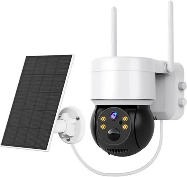 Main image of Solar PTZ WiFi Security Camera Outdoor, HD Wireless Surveillance Cam with Solar Panel AI Human Detection ICSEE App(Black with 64GB)