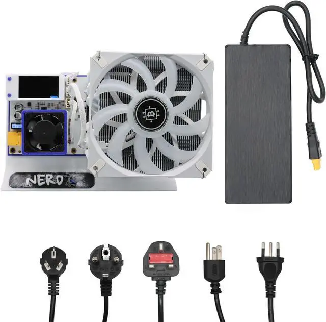 Main image of NEXHASH Nerd Miner 8T Home Bitcoin Solo Miner BM1370 ASIC Mining Rig