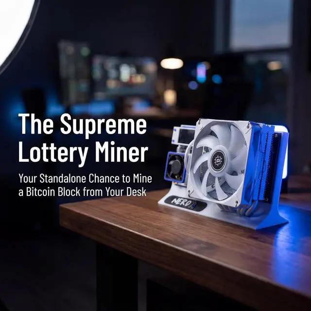 Alt view image 4 of 7 - NEXHASH Nerd Miner 8T Home Bitcoin Solo Miner BM1370 ASIC Mining Rig
