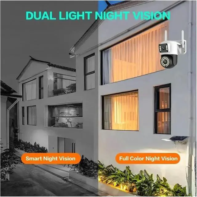 Alt view image 6 of 7 - 4K 8MP Dual Lens PTZ WiFi Outdoor Security IP Camera