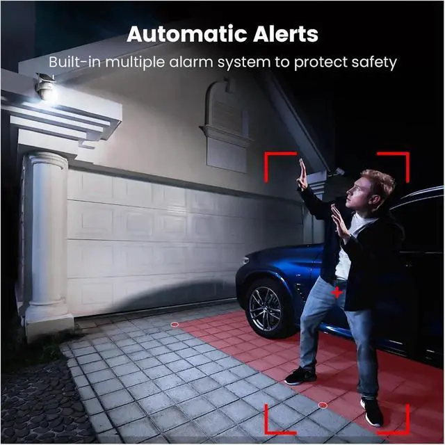 Alt view image 7 of 7 - 3MP Solar PTZ 2.4G WiFi Wireless Outdoor Security Camera