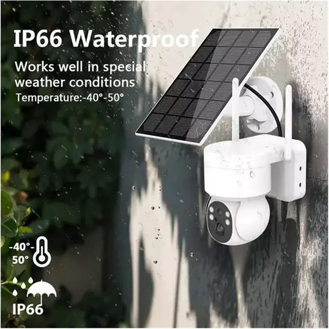 Alt view image 5 of 5 - 2MP PTZ Wireless Indoor Outdoor Dome Security Camera