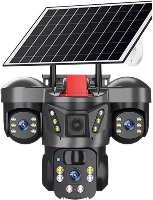 Main image of 15MP 3 Lens 3 Screen 4G WiFi Solar Outdoor Security Camera